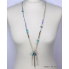 collier 0115124 bleu turquoise
