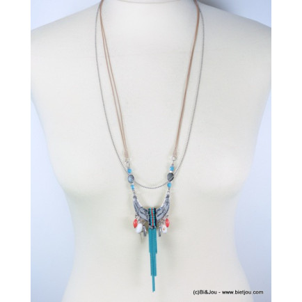 collier 0116014 bleu