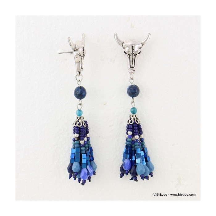 boucles d'oreilles 0316630 bleu foncé boucles d'oreilles 0316630 bleu foncé