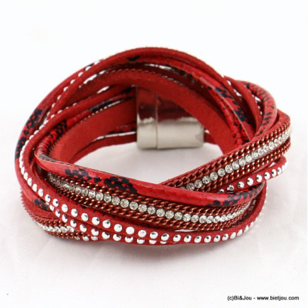 bracelet 0215589 rouge bordeaux