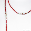 collier sautoir lasso cristal coloré 0118521 rouge