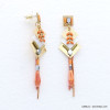 boucles d'oreilles bohème géométrique carré métal épi de blé émail cristal 0319038 boucles d'oreilles bohème géométrique carré métal épi de blé émail cristal 0319038