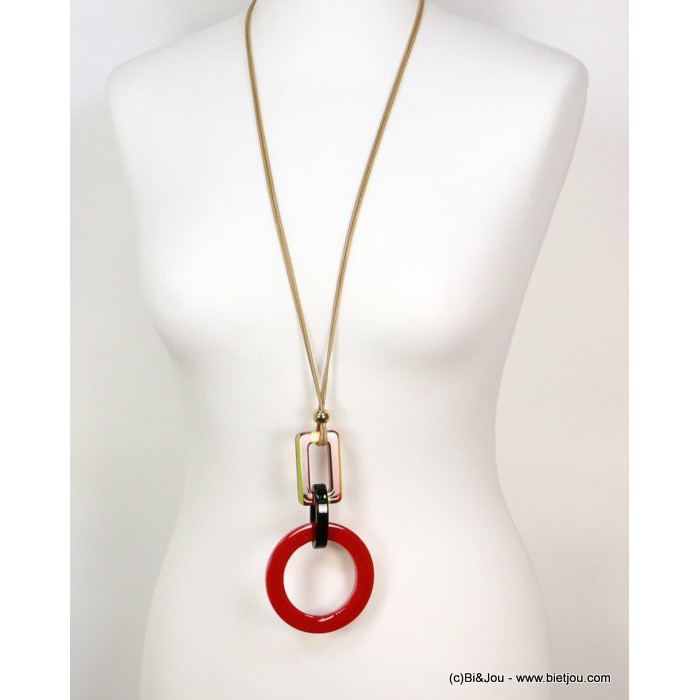 sautoir pendentif géométrique résine rayure coloré vintage 0119177 sautoir pendentif géométrique résine rayure coloré vintage 0119177