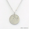 collier signe astrologique zodiaque constellation sagittaire 0119244 argenté