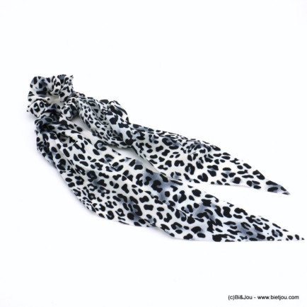 chouchou foulard cheveux tissu léopard 0619594
