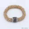 bracelet élastique cristal strass 0219531