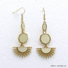 boucles d'oreilles hippie chic demi-soleil métal demi-lune bois femme 0320145 boucles d'oreilles hippie chic demi-soleil métal demi-lune bois femme 0320145