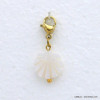 charm breloque coquillage nacre acier inoxydable 0621045 charm breloque coquillage nacre acier inoxydable 0621045