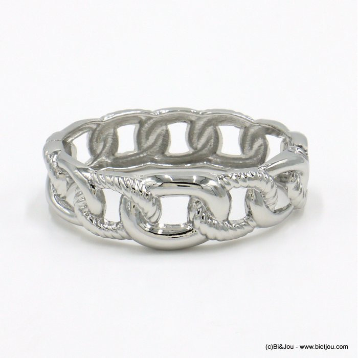bracelet jonc chaîne métal femme 0222031
