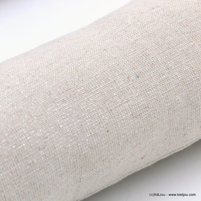 2 coussins présentation boudin bracelets coton 0622024 naturel/beige