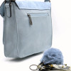 sac à bandoulière cartable Flora&Co simili-cuir souple rabat scintillant boule de poil foulard femme 0922050 bleu sac à bandoulière cartable Flora&Co simili-cuir souple rabat scintillant boule de poil foulard femme 0922050 bleu