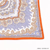 carré satin motif oriental cachemire touché soie polyester femme 0722009 multi