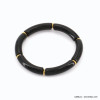 bracelet vintage élastique tubes acrylique coloré métal femme 0222154