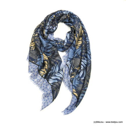 foulard motif fougère femme 0722529