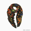 foulard motif tige de fleurs femme 0722531