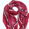 foulard motif floral femme 0722525 violet