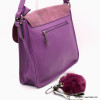 Sac à bandoulière cartable Flora&Co simili-cuir souple rabat scintillant boule de poil foulard femme 0922050 violet Sac à bandoulière cartable Flora&Co simili-cuir souple rabat scintillant boule de poil foulard femme 0922050 violet