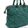 sac à main Flora&Co polyester satiné matelassé poche extérieure pompon tassel lacets 0922526 vert