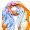 Foulard motif feuilles gingko femme 0723003 orange Foulard motif feuilles gingko femme 0723003 orange