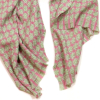 Écharpe façon tweed carreaux colorés viscose laine 0723036 fushia Écharpe façon tweed carreaux colorés viscose laine 0723036 fushia