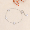 Bracelet acier inoxydable étoiles polaires femme 0223572 argenté