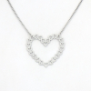 Collier acier inoxydable coeur romantique effet dentelle 0123003 argenté Collier acier inoxydable coeur romantique effet dentelle 0123003 argenté