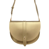 Sac porté épaule demi-lune simili-cuir rigide 0924003 doré