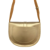 Sac porté épaule demi-lune simili-cuir rigide 0924003 doré Sac porté épaule demi-lune simili-cuir rigide 0924003 doré