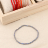 Bracelets élastiques perles cristal + présentoir pour femme 0224083 multi