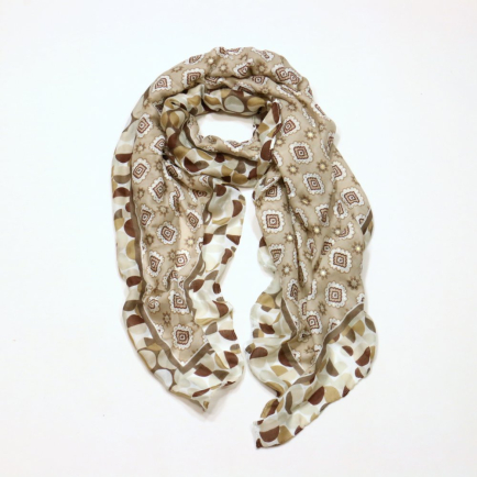 Etole motif vintage pois glitter femme 0724001 naturel/beige