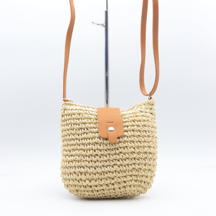Sac porte épaule paille papier similicuir Flora&Co femme 0924026 écru Sac porte épaule paille papier similicuir Flora&Co femme 0924026 écru