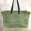 Grand cabas raphia simil-cuir femme 0924040 vert