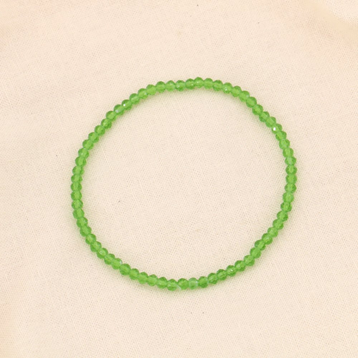 Boudin de 62 bracelets élastiques perle cristal 0224133 multi