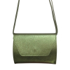 Sac porté épaule pochette cuir véritable irisé bandoulière femme 0922545 vert kaki Sac porté épaule pochette cuir véritable irisé bandoulière femme 0922545 vert kaki