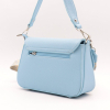 Sac porte épaule simili-cuir grainé Flora&Co femme 0924023 bleu ciel