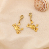 2 Charms Crabe Acier Inoxydable Doré 0625023 doré
