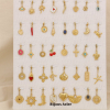Ensemble charms breloques 40pcs acier inoxydable 0625096 multi