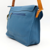 Sac à bandoulière SANS POMPON façon cartable Flora&Co simili-cuir souple femme 0922048 bleu jean Sac à bandoulière SANS POMPON façon cartable Flora&Co simili-cuir souple femme 0922048 bleu jean