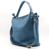 Sac à main 2-en-1 simili-cuir grainé Flora&Co 2 bandoulières 0924007 bleu jean Sac à main 2-en-1 simili-cuir grainé Flora&Co 2 bandoulières 0924007 bleu jean