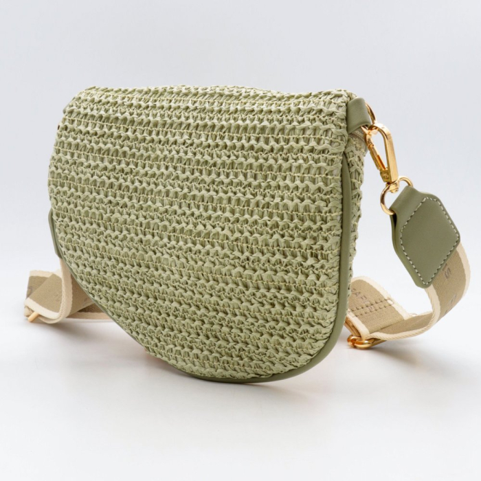 Sac banane Flora&Co paille papier 0925016 menthe