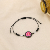 Lot de 12 bracelets fantaisie coulissants – Fleur émaillée et billes de cristal 0225207 multi Lot de 12 bracelets fantaisie coulissants – Fleur émaillée et billes de cristal 0225207 multi