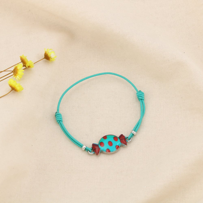 Lot de 12 bracelets fantaisie élastiques poisson émail 0225210 multi