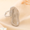 Bague oversize contemporaine acier inoxydable 0424509 argenté