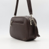 SAC BOX FLORA&CO SIMILI-CUIR GRAINÉ POMPON TASSEL FEMME 0922053 chocolat
