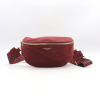 Sac banane Flora&Co en simili daim bandoulière fantaisie 0925501 rouge bordeaux