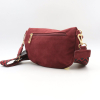 Sac banane Flora&Co en simili daim bandoulière fantaisie 0925501 rouge bordeaux Sac banane Flora&Co en simili daim bandoulière fantaisie 0925501 rouge bordeaux