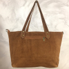 Cabas cuir véritable daim suède léopard 0925511 cognac Cabas cuir véritable daim suède léopard 0925511 cognac