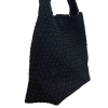 Sac porté épaule tissu polyester tressé anse 0925514 noir Sac porté épaule tissu polyester tressé anse 0925514 noir