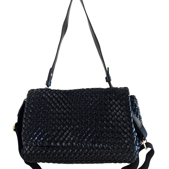 Sac porté épaule tressé simili-cuir 0925515 noir Sac porté épaule tressé simili-cuir 0925515 noir