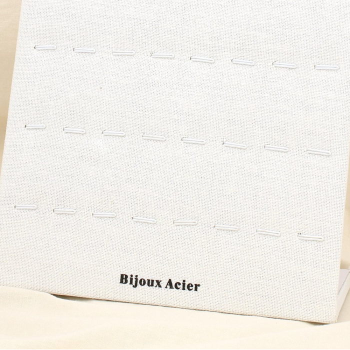 Présentoir coton pour charms breloques pendentifs 0625549 naturel/beige